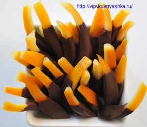 какие готовятся цукаты из апельсиновых корок