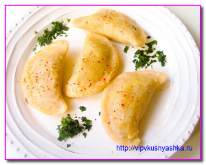 Вареники с капустой